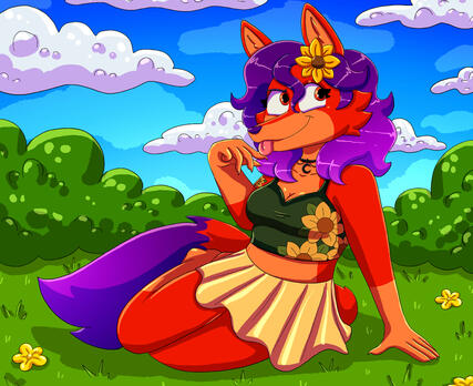 Flower Dog Flower Dog