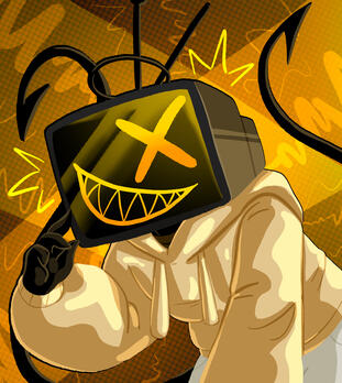 Angel (fanart for @pumpkiwastaken on bluesky!!)