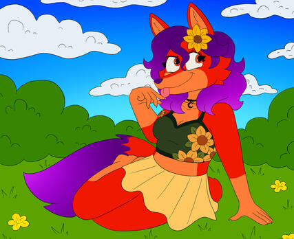 Flower Dog Flower Dog